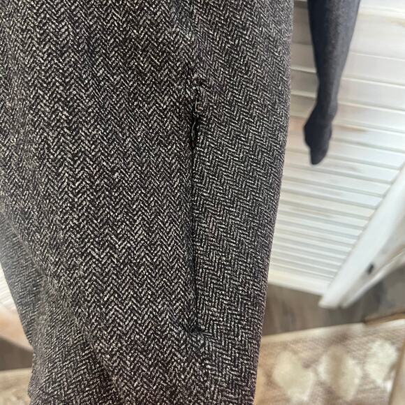 LULULEMON Women's Runderful Size 4 Half Zip Pullover Jacket Black Herringbone - Picture 9 of 14